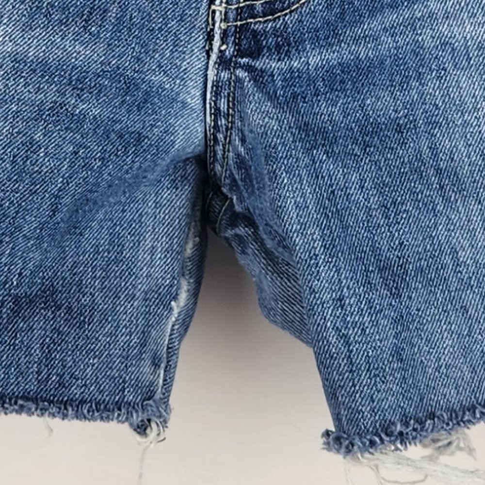 Vintage BDG Mid Rise Raw Hem Denim Shorts sz 7 - Picture 7 of 7
